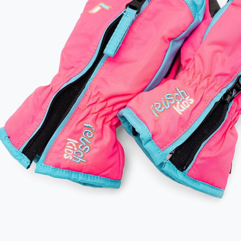 Dětské lyžařské rukavice Reusch Ben Mitten knockout pink/bachelor button 4