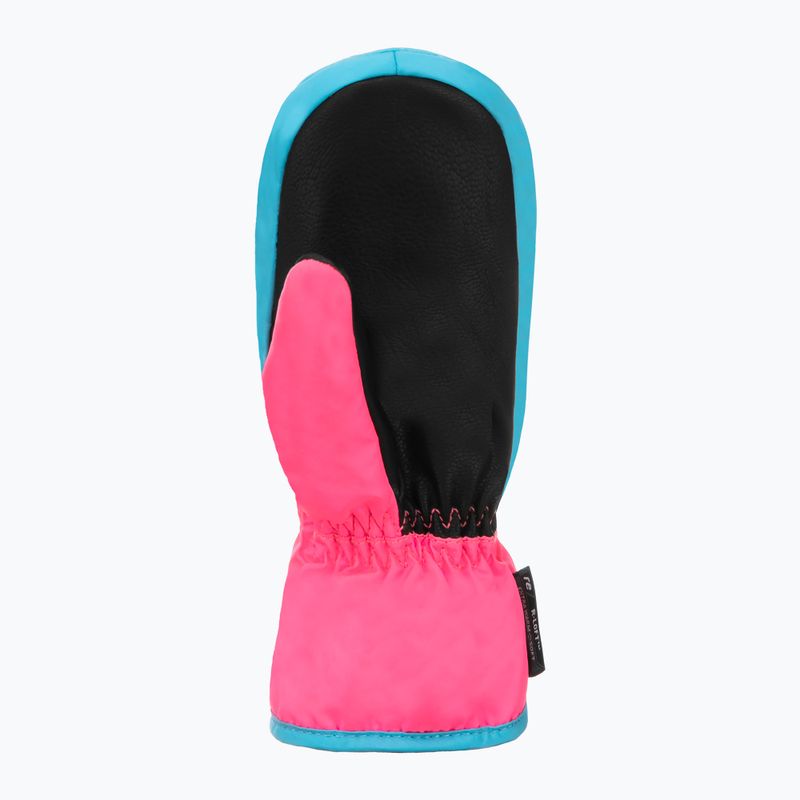 Dětské lyžařské rukavice Reusch Ben Mitten knockout pink/bachelor button 7