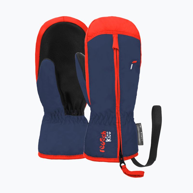 Dětské lyžařské rukavice Reusch Ben Mitten dress blue/cherry tomato