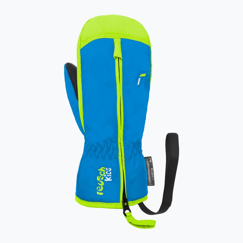 Dětské lyžařské rukavice Reusch Ben Mitten brilliant blue/safety yel 2