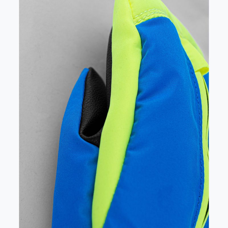 Dětské lyžařské rukavice Reusch Ben Mitten brilliant blue/safety yel 4