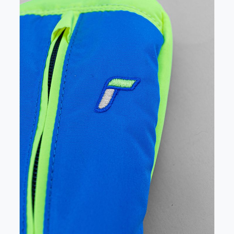 Dětské lyžařské rukavice Reusch Ben Mitten brilliant blue/safety yel 5