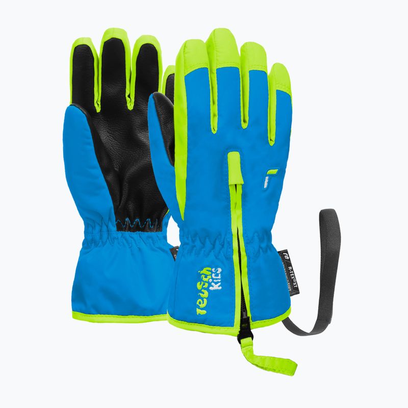 Dětské lyžařské rukavice Reusch Ben brilliant blue/safety yellow 2