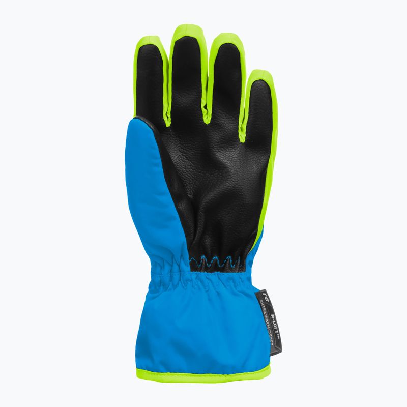 Dětské lyžařské rukavice Reusch Ben brilliant blue/safety yellow 4