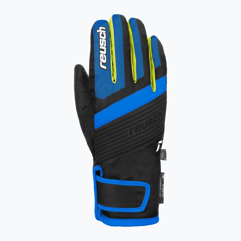 Dětské lyžařské rukavice Reusch Duke R-Tex XT black/brilliant blue/safety yellow 2