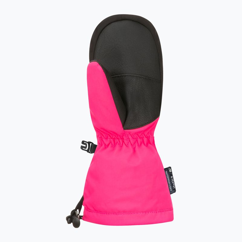 Dětské lyžařské rukavice Reusch Kaden Down R-Tex XT Mitten pink glo 3