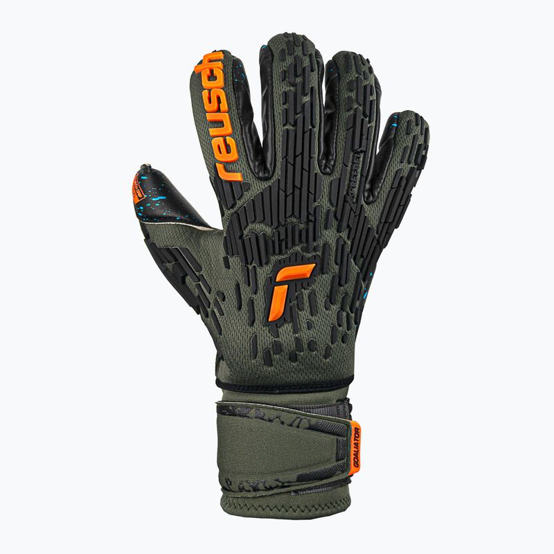 Brankářské rukavice Reusch Attrakt Freegel Fusion Ortho-Tec Goaliator zelené 5370090-5555 7