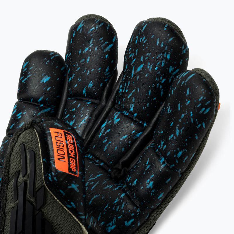 Brankářské rukavice Reusch Attrakt Freegel Fusion Ortho-Tec Goaliator zelené 5370090-5555 4