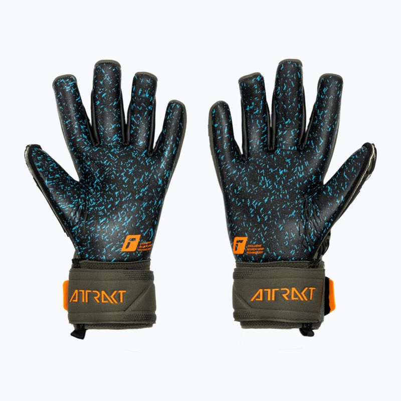 Brankářské rukavice Reusch Attrakt Freegel Fusion Goaliator zelené 5370095-5555 2