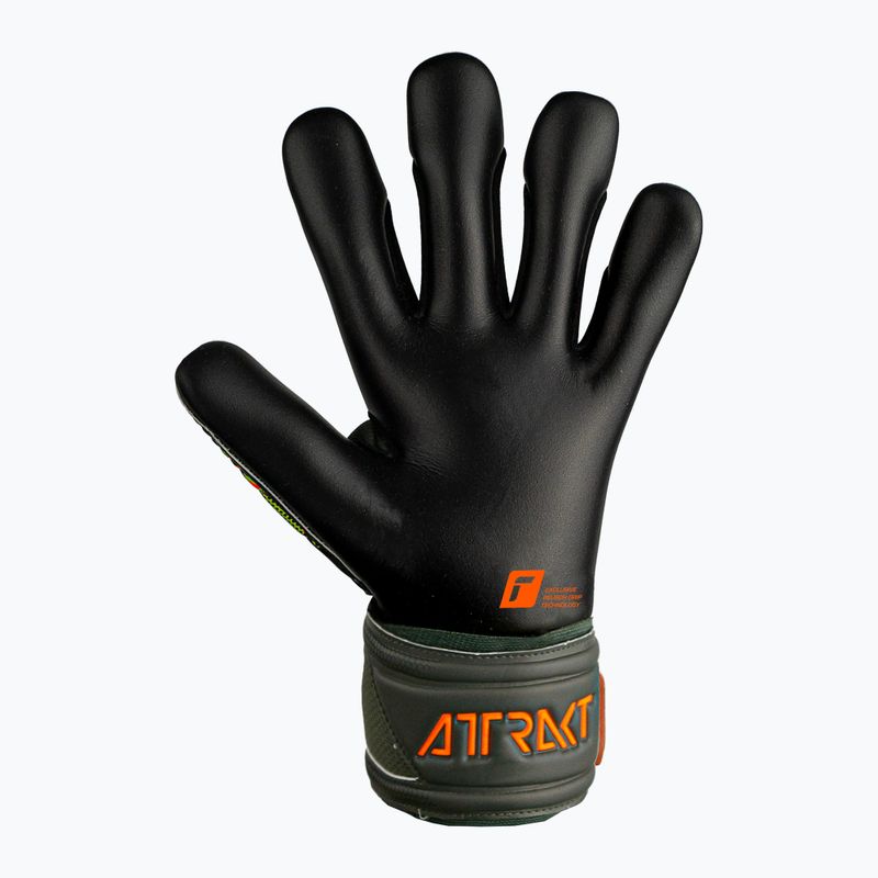 Brankářské rukavice Reusch Attrakt Gold X Junior zeleno-černé 5372055-5555 6