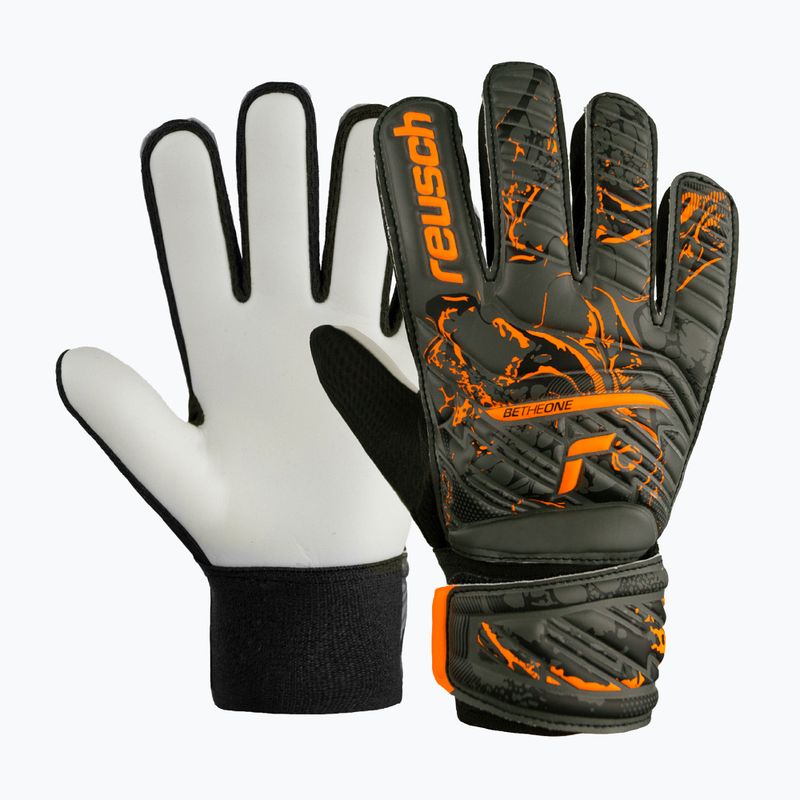 Dětské brankářské rukavice Reusch Attrakt Starter Solid Junior zelená 5372014-5556 4