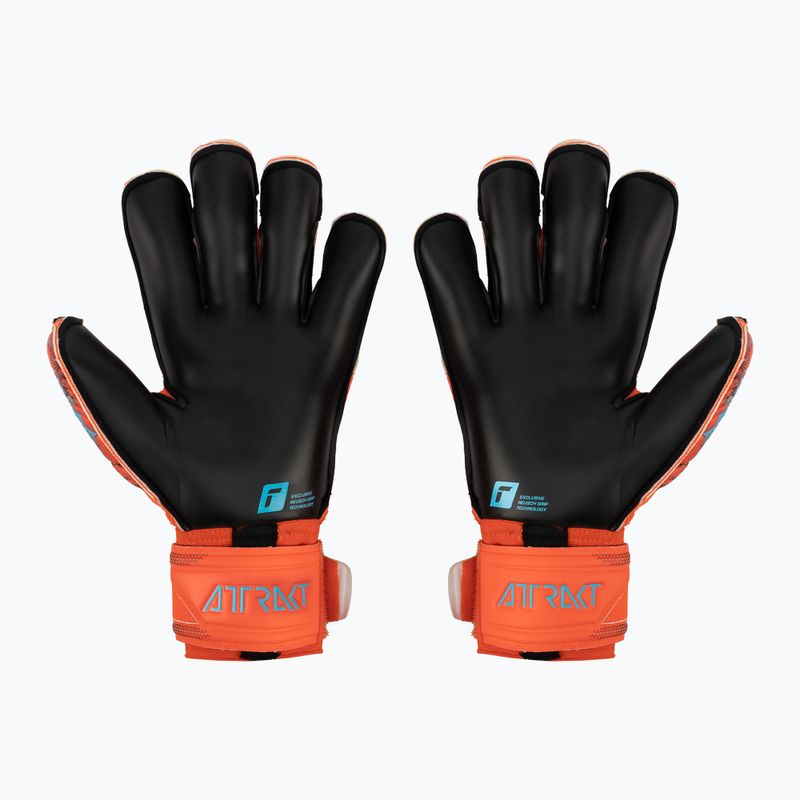 Reusch Attrakt Gold X Evolution Cut Finger Support brankářské rukavice červené 5370950-3333 2