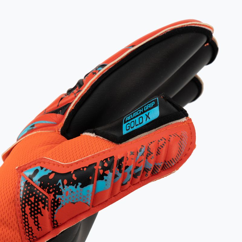 Reusch Attrakt Gold X Evolution Cut Finger Support brankářské rukavice červené 5370950-3333 3