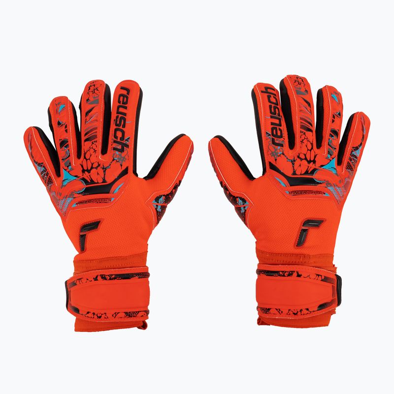 Reusch Attrakt Grip Evolution Finger Support Brankářské rukavice červené 5370820-3333