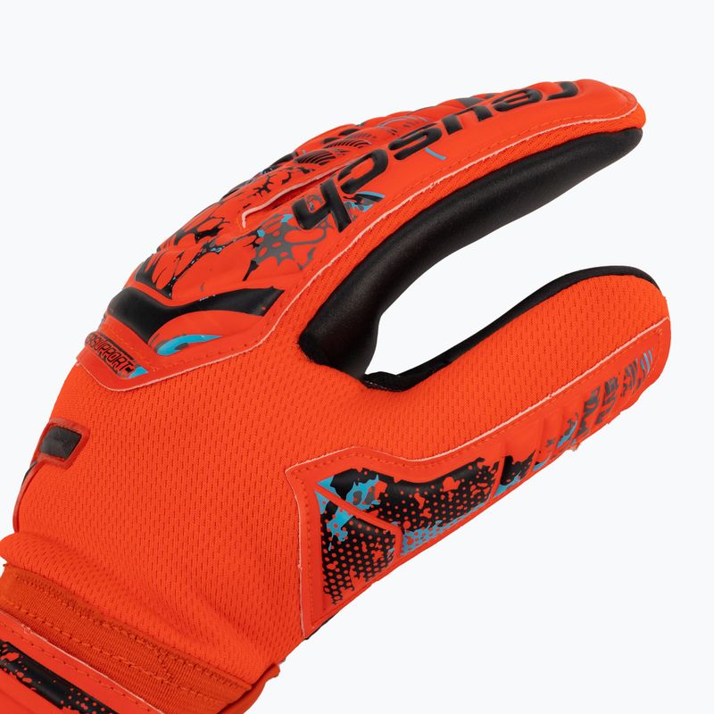 Reusch Attrakt Grip Evolution Finger Support Brankářské rukavice červené 5370820-3333 3
