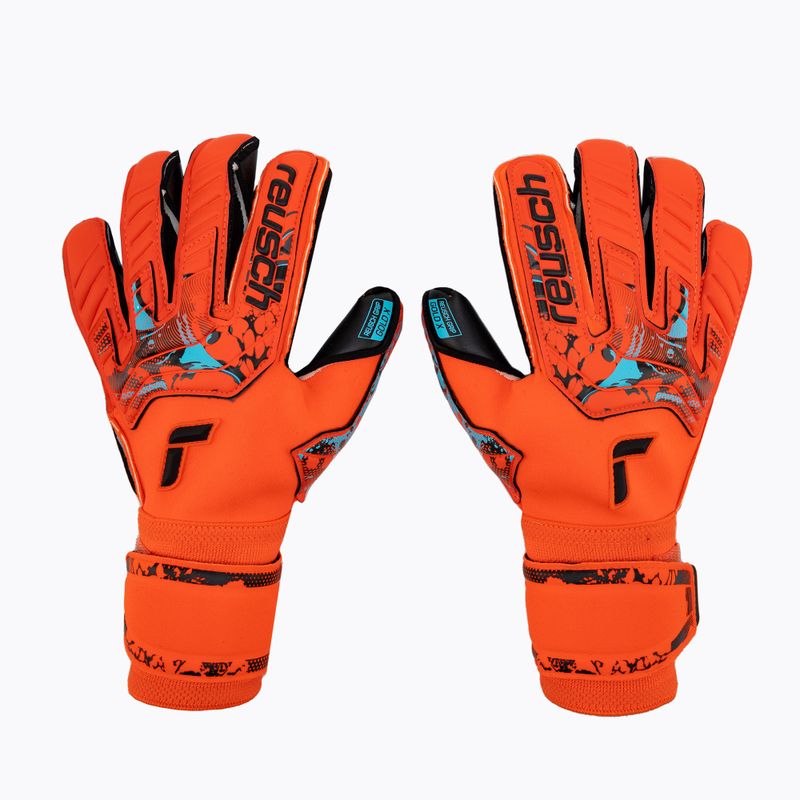 Reusch Attrakt Gold X Evolution Cut brankářské rukavice červené 5370964-3333