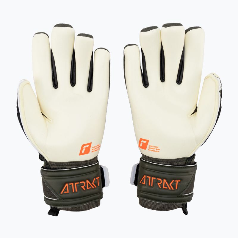 Reusch Attrakt Freegel Gold X zelené brankářské rukavice 5370935-5556 2