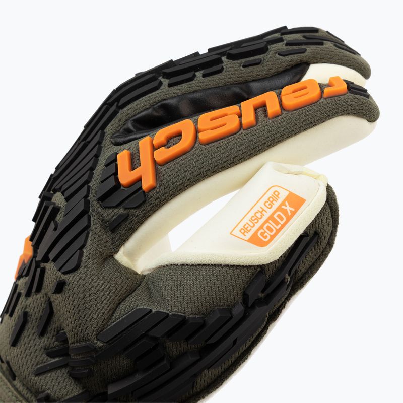 Reusch Attrakt Freegel Gold X zelené brankářské rukavice 5370935-5556 3