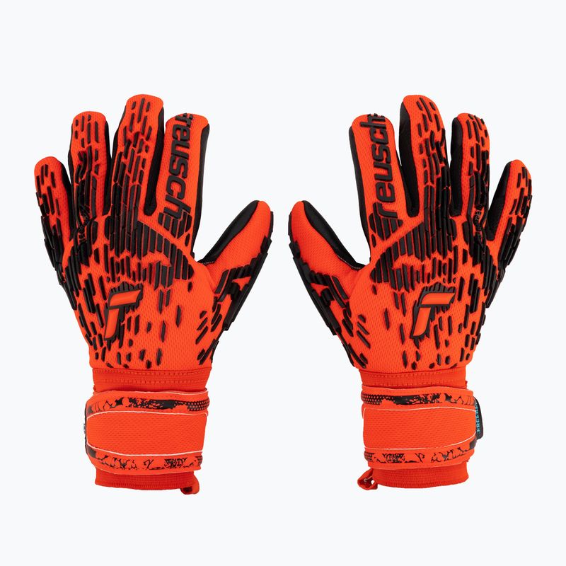 Reusch Attrakt Freegel Silver brankářské rukavice červené 5370235-3333