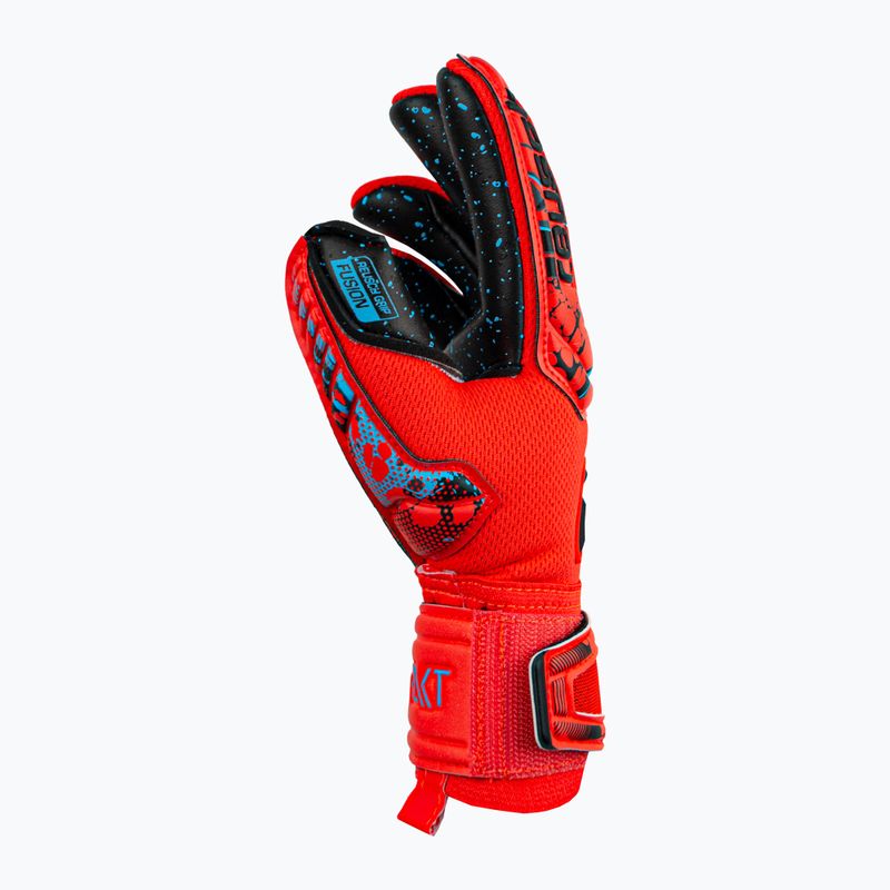 Dětské brankářské rukavice Reusch Attrakt Fusion Finger Support Guardian Junior červené 5372940-3333 6
