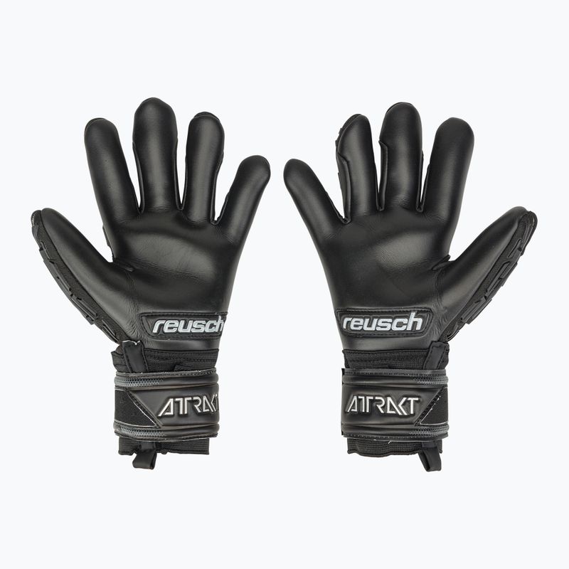Reusch Attrakt Freegel Infinity Finger Support Brankářské rukavice černé 5370730-7700 2