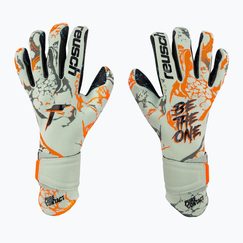 Zelené brankářské rukavice Reusch Pure Contact Fusion 5370900-5444