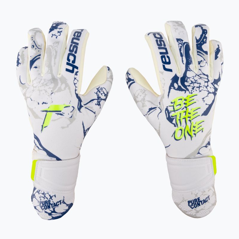 Reusch Pure Contact Gold X brankářské rukavice bílé 5370901-1089