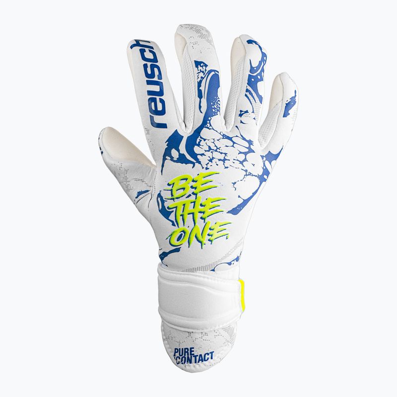 Dětské brankářské rukavice Reusch Pure Contact Silver Junior bílé 5372200-1089 4
