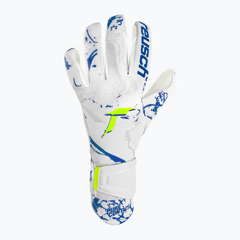 Dětské brankářské rukavice Reusch Pure Contact Silver Junior bílé 5372200-1089 5