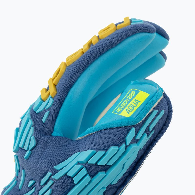 Reusch Attrakt Freegel Aqua Větruodolné brankářské rukavice modré 5370459-4433 3
