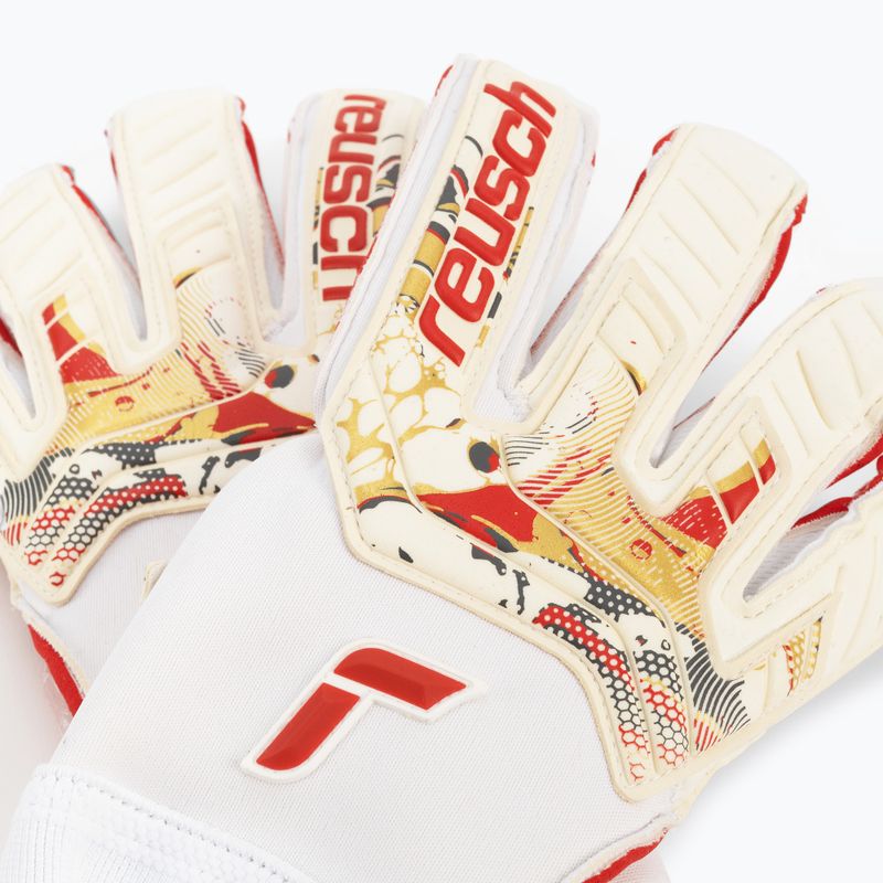Reusch Attrakt Gold X GluePrint brankářské rukavice bílé 5370975-1011 4