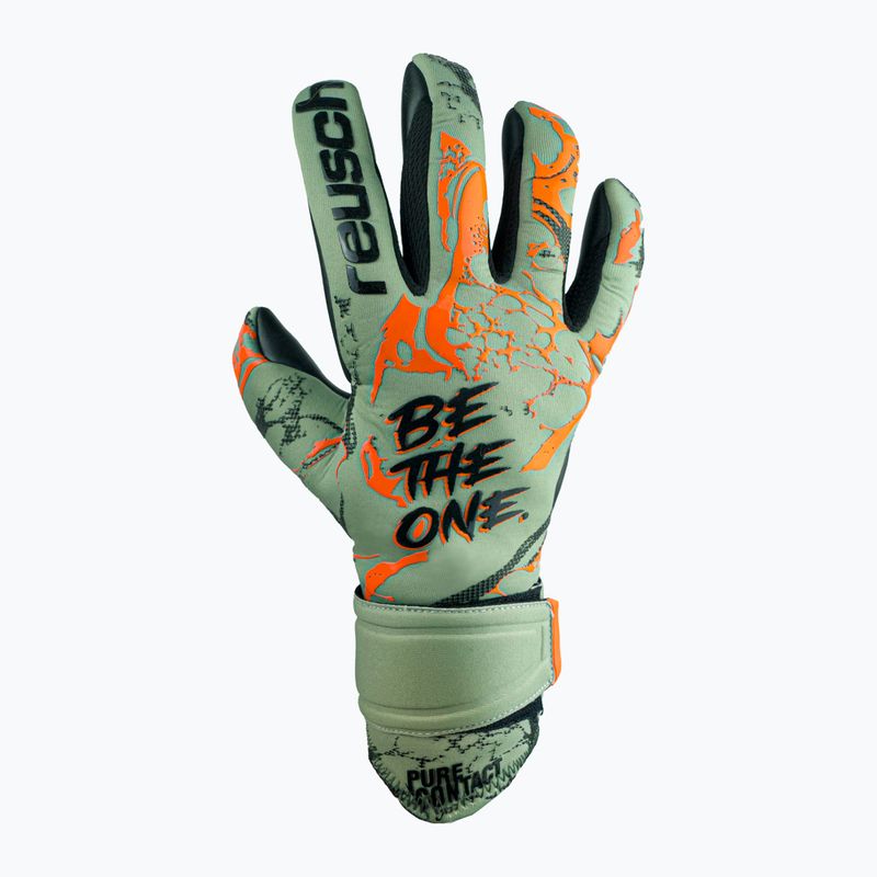Dětské brankářské rukavice Reusch Pure Contact Gold Junior zelené 5372100-5444 5