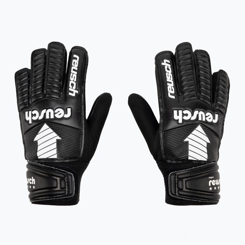 Dětské brankářské rukavice Reusch Legacy Arrow Solid Junior černé 5372504-7700