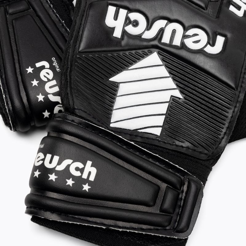 Dětské brankářské rukavice Reusch Legacy Arrow Solid Junior černé 5372504-7700 4