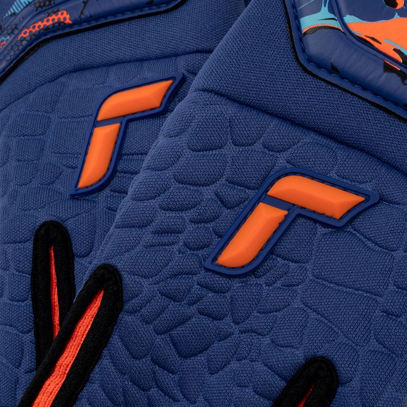 Brankářské rukavice Reusch Attrakt Speedbump Strapless AdaptiveFlex modré 5370079-4016 4