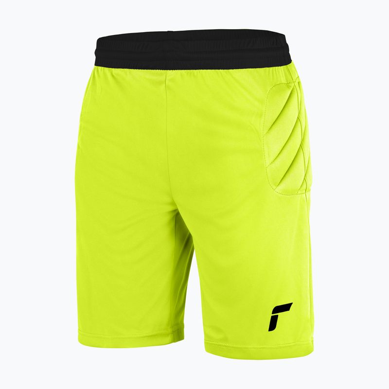 Dětské fotbalové šortky s chrániči Reusch Match Short Padded Junior žluté 5128700-2700
