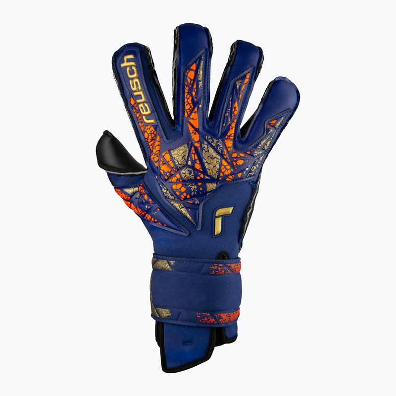 Brankářské rukavice  Reusch Attrakt Duo Evolution premium blue/gold/black 2