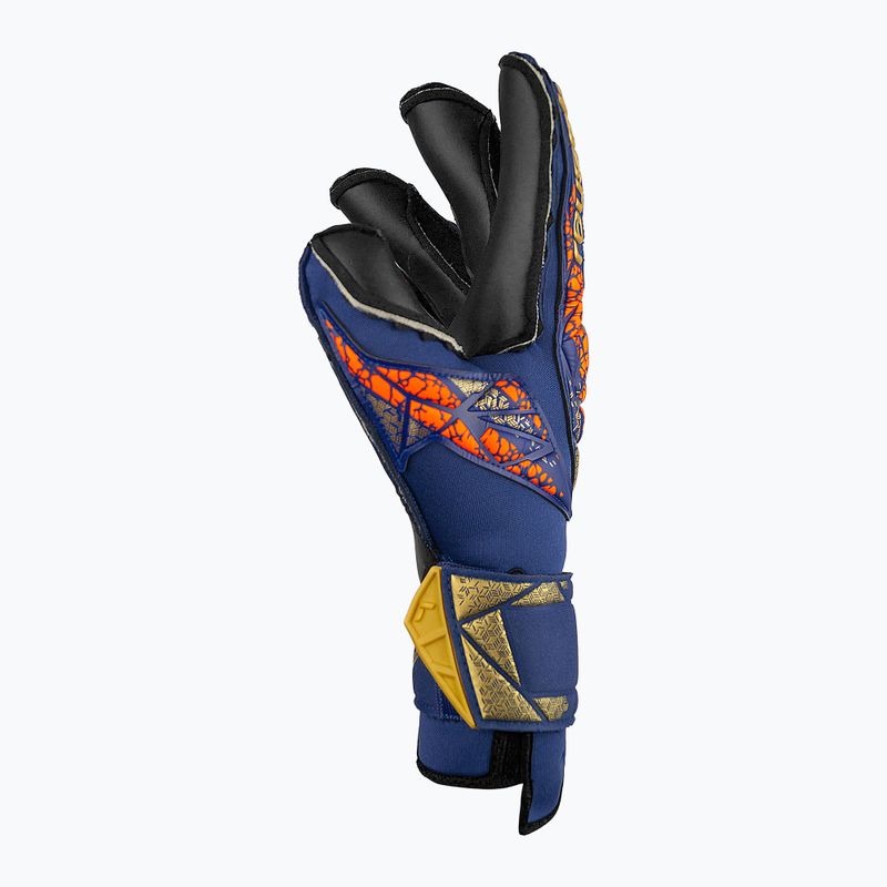 Brankářské rukavice  Reusch Attrakt Duo Evolution premium blue/gold/black 4