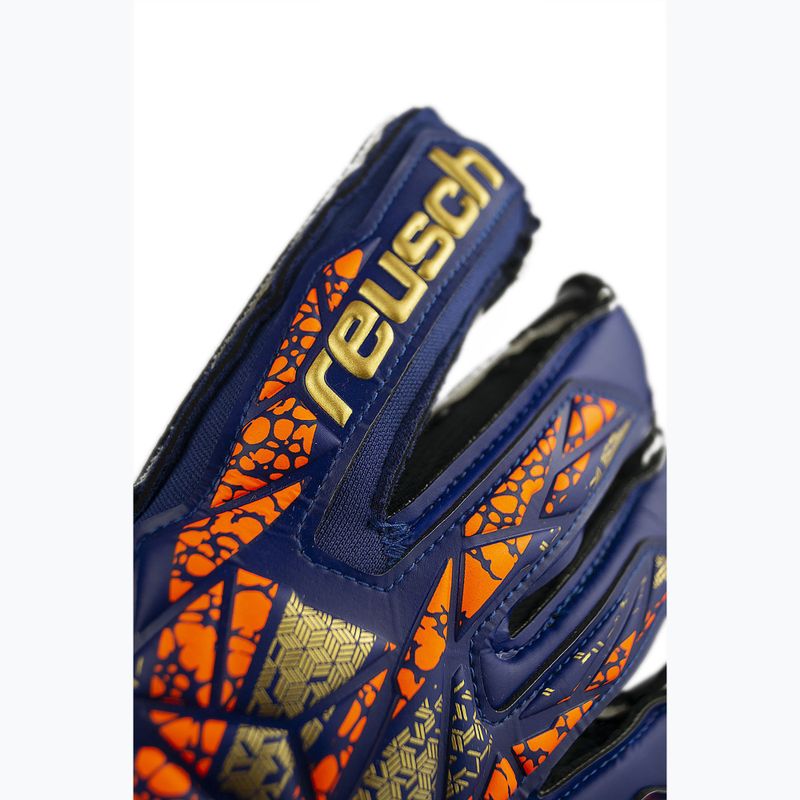 Brankářské rukavice  Reusch Attrakt Duo Evolution premium blue/gold/black 5