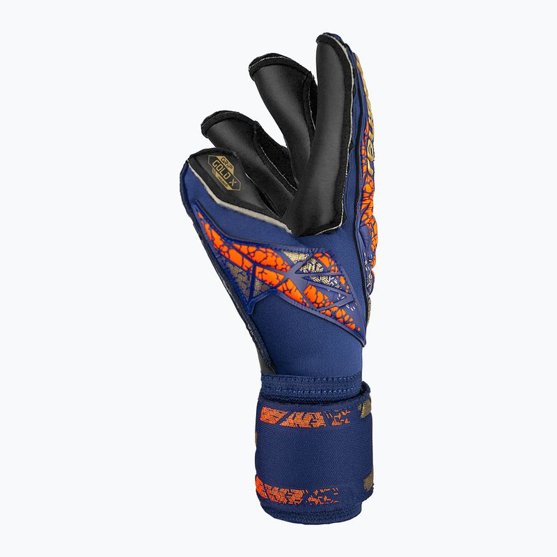 Brankářské rukavice  Reusch Attrakt Gold X Evolution premium blue/gold/black 4