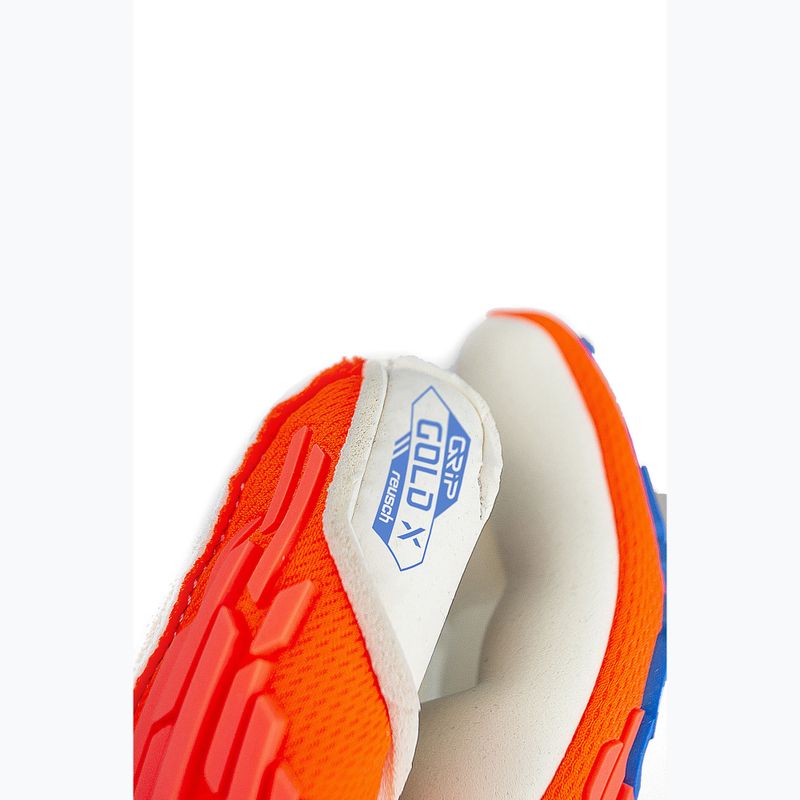 Brankářské rukavice Reusch Attrakt Gold X Freegel hyper orange/electric blue 8