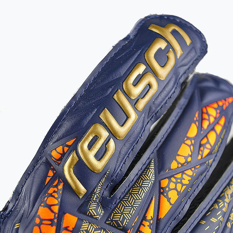 Brankářské rukavice  Reusch Attrakt Grip premium blue/gold 5