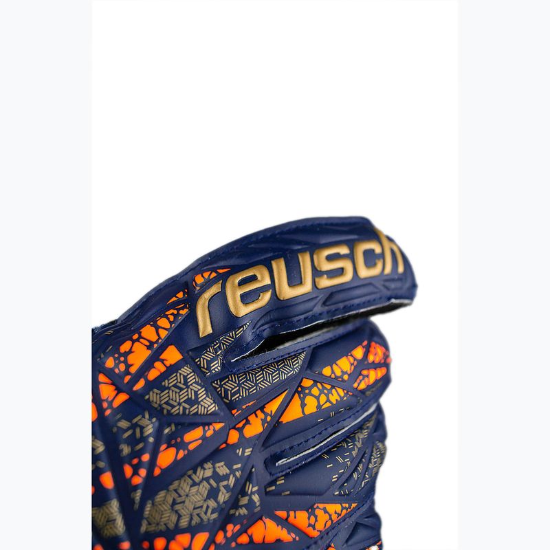 Brankářské rukavice  Reusch Attrakt Solid premium blue/gold 5