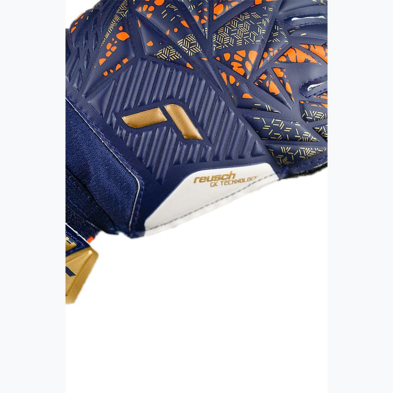 Brankářské rukavice  Reusch Attrakt Solid premium blue/gold 6