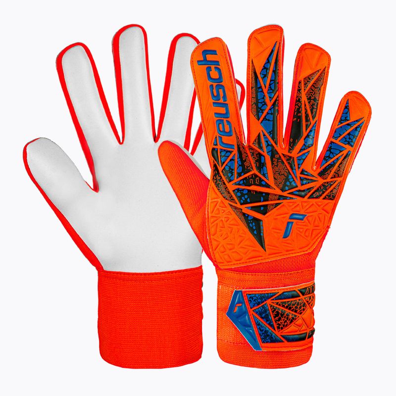 Brankářské rukavice Reusch Attrakt Starter Solid bright red/future blue