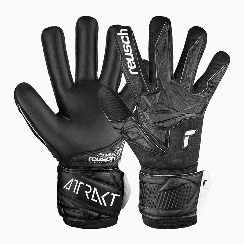 Dětské brankářské rukavice  Reusch Attrakt Infinity NC Junior black