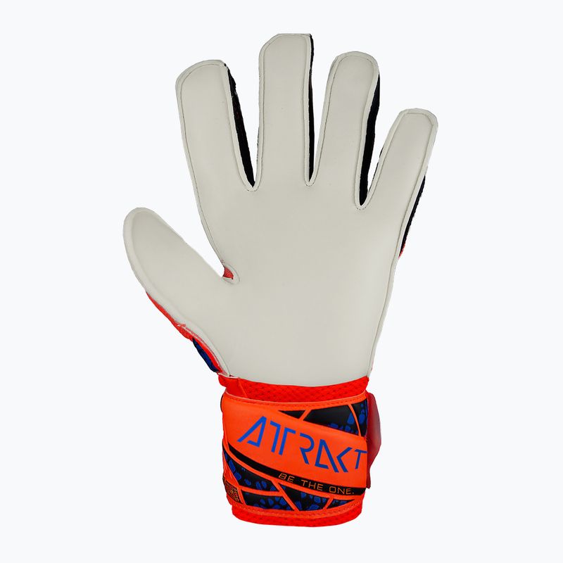 Dětské brankářské rukavice  Reusch Attrakt Solid Junior hyper orng/elec blue 3