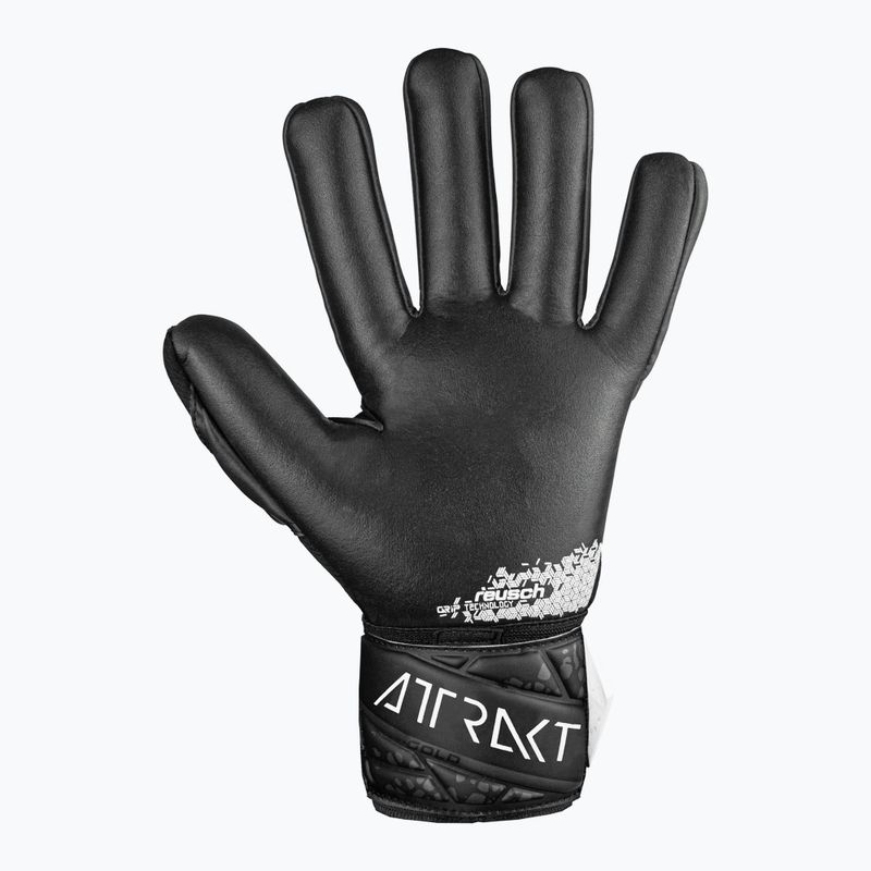 Brankářské rukavice Reusch Attrakt Gold NC Finger Support safety yellow/silver/black 3