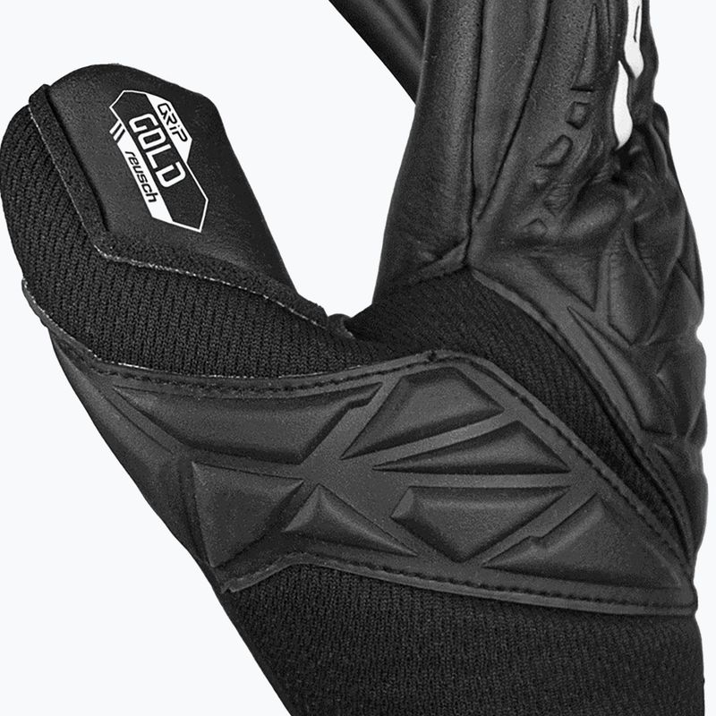 Brankářské rukavice Reusch Attrakt Gold NC Finger Support safety yellow/silver/black 4