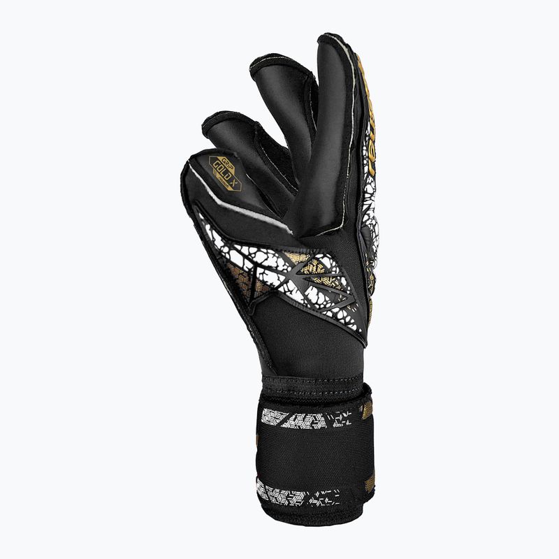 Brankářské rukavice Reusch Attrakt Gold X Evolution Cut Finger Support black/gold/white/black 4